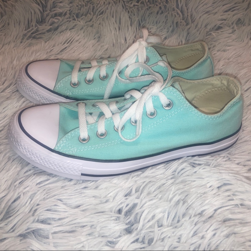 Converse 8 CTAS Low Aqua Shoes
